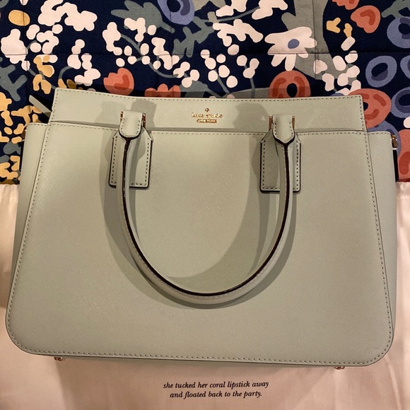 Kate spade Cameron medium satchel. Mint green. NWOT - Picture 1 of 14